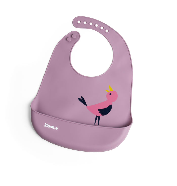 Kidsme Easy Clean Bib - Plum