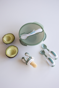 Kidsme Ske & gaffel sæt - Green