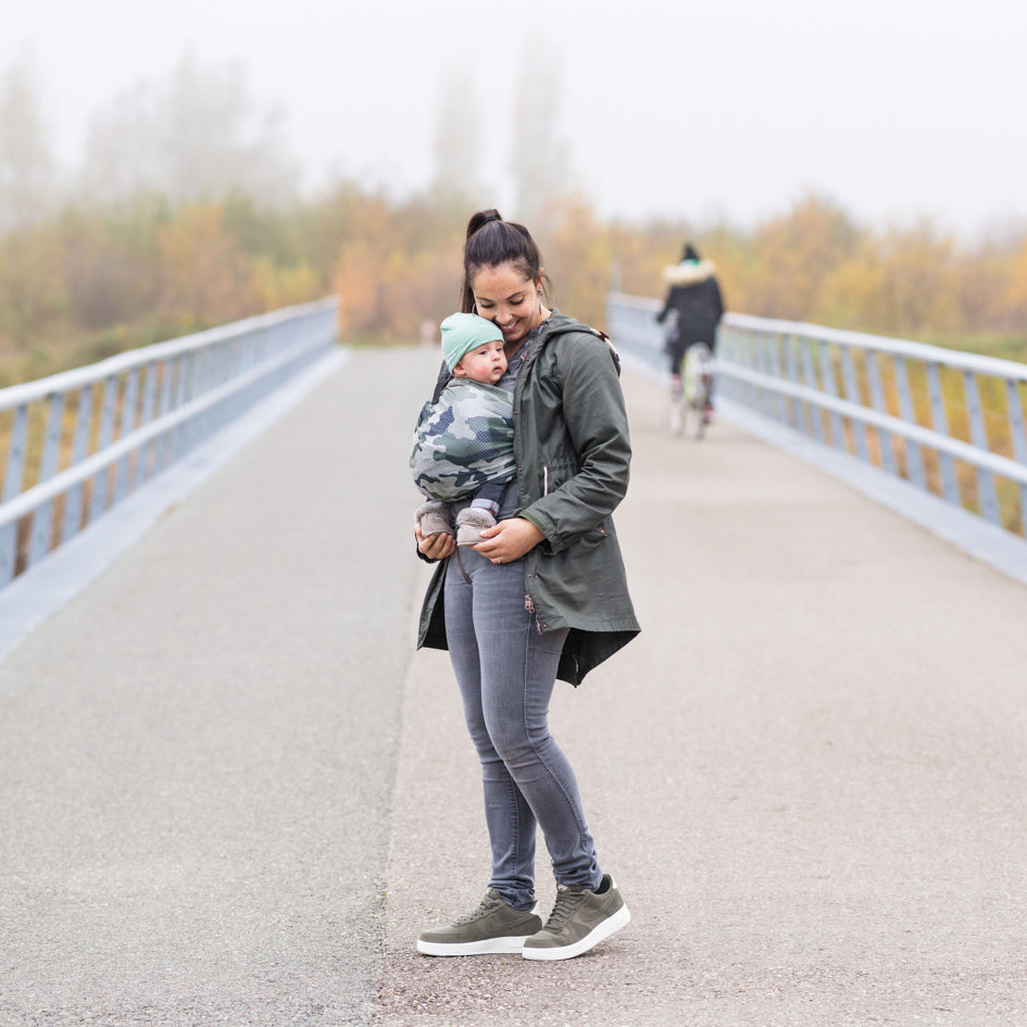 Mini Monkey Mini Sling - Grey
