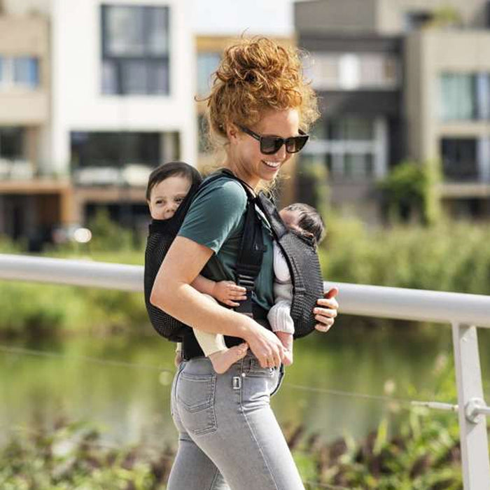 Mini Monkey Baby Tandem Carrier - Black
