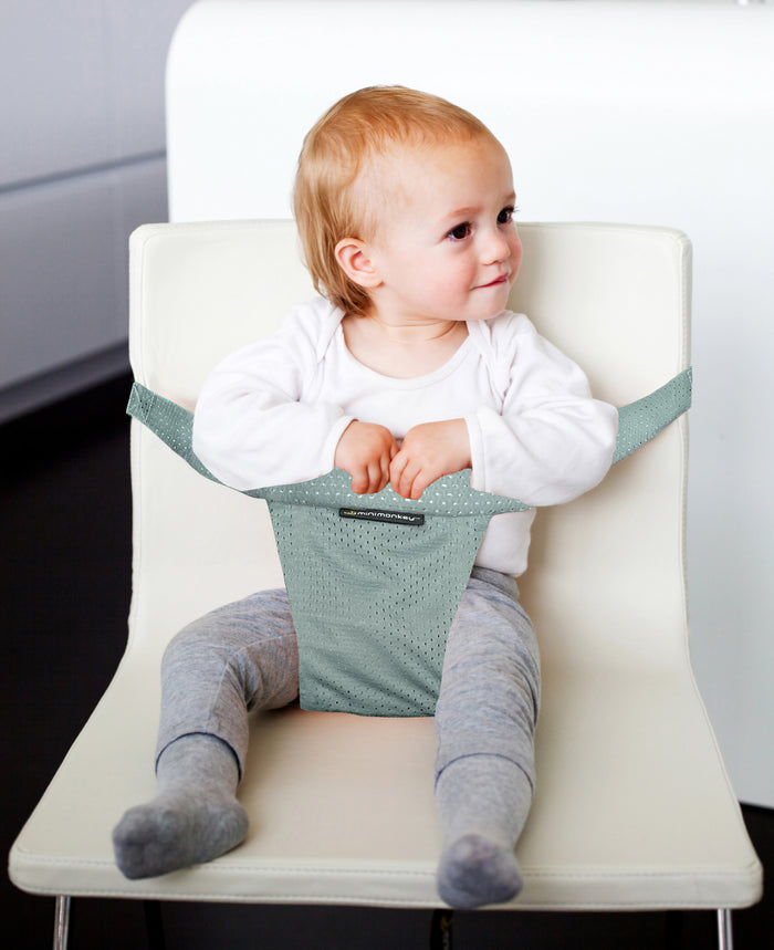 Mini Monkey Mini Chair Pocket - Dusty Green
