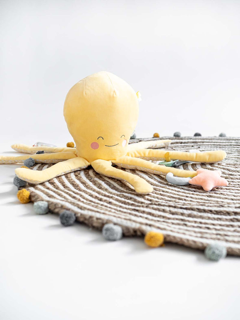 SARO BABY Ocean Life Gigant Multi-aktivitets Bamse - Mustard