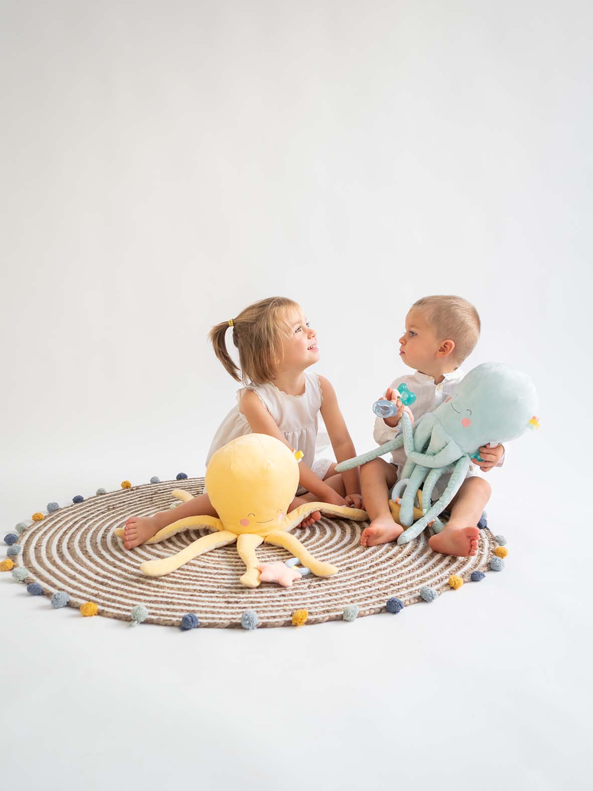 SARO BABY Ocean Life Gigant Multi-aktivitets Bamse - Mustard