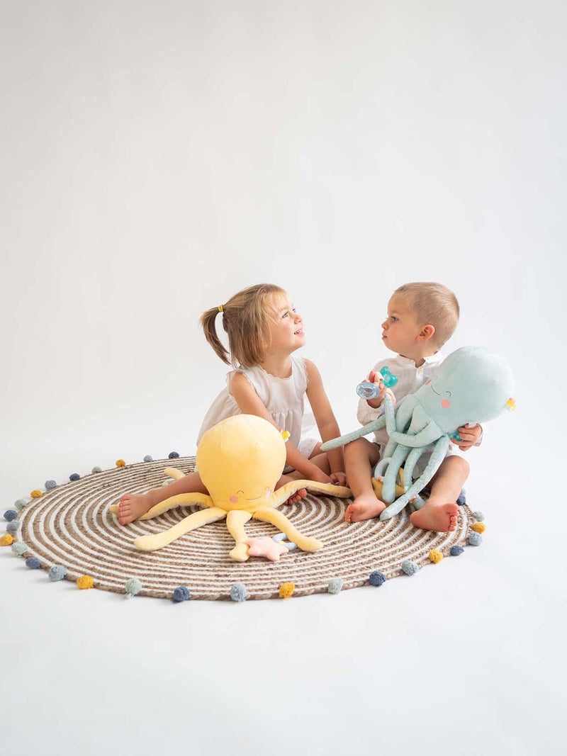 SARO BABY Ocean Life Gigant Multi-aktivitets Bamse - Mustard