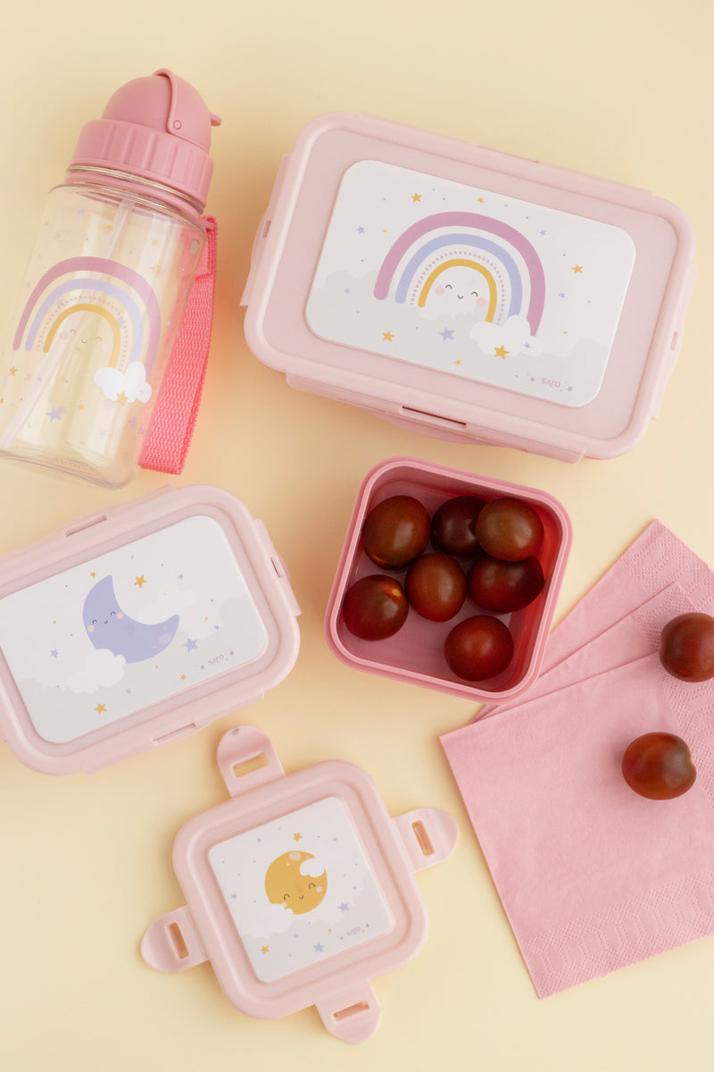 SARO BABY  Flaske m. Sugerør - Pink