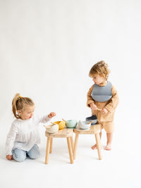 SARO BABY Nordic Wave Spisesæt - Sand