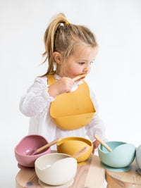 SARO BABY Nordic Wave Spisesæt - Sand