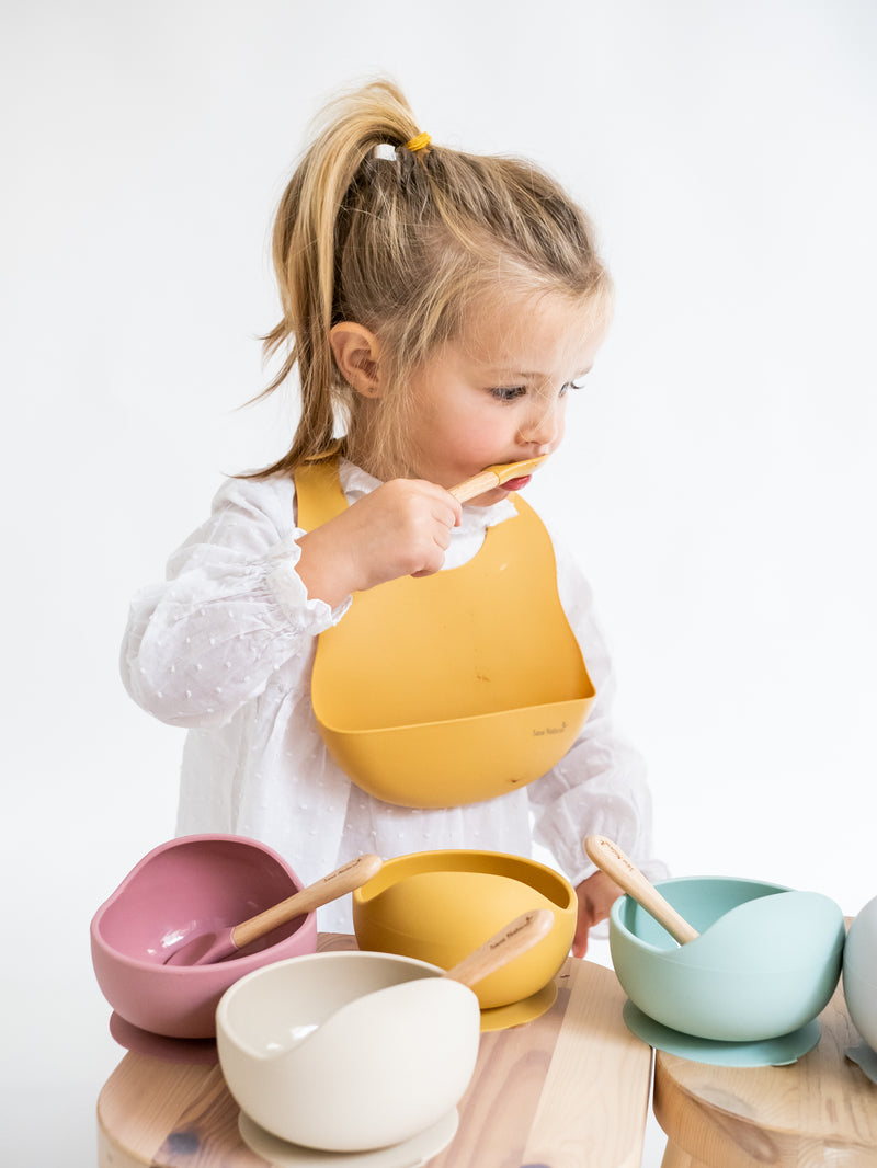 SARO BABY Nordic Wave Spisesæt - Sand